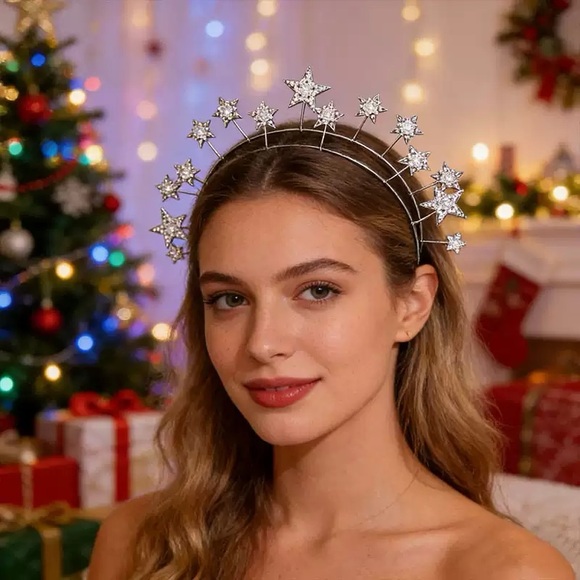 Silver Star Headband